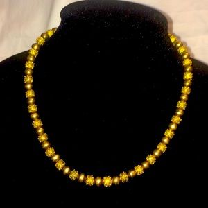 Gold Bead Necklace